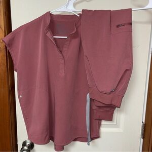 Figs Mauve Scrub Set